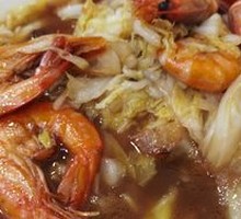 Shrimp and Chinese Cabbage Stir-fry