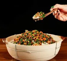 Sea Cucumber Rice Toss