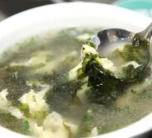 Anemone Seaweed Egg Drop Soup