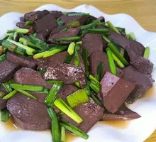 Stir-fried羊Blood