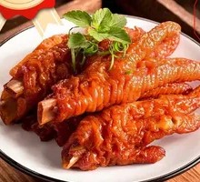 Braised Chicken Feet with Tiger Skin