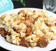 Stir-fried Cauliflower with Pork