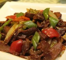 Bell Pepper Beef Heart Stir-fry