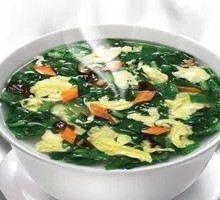 Spinach and Egg Drop Soup