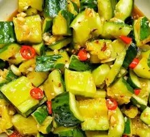 Garlic-Pounded Cucumber