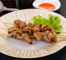 Grilled Chicken Hearts