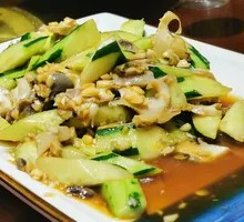 Cucumber with Sea Snail Meat