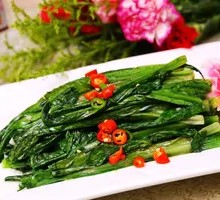 Stir-Fried Oilseed Mustard Greens
