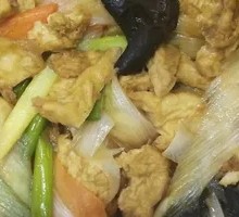 葱爆豆腐