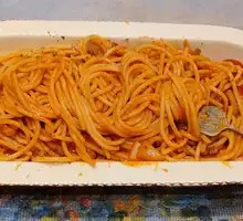 Tomato Meat Sauce Pasta