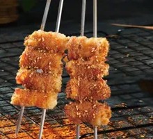 Pork Belly Rolls with Enoki Mushrooms