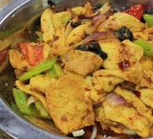 Spicy Pot-Braised Tofu with Leaves