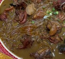 Chicken with Mushrooms and Vermicelli Stew