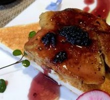 Red Wine Duck Liver with Caviar