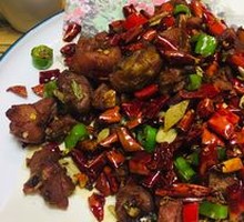 Dry-Fried Spicy Chicken
