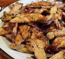 Spicy Stir-fried Beef Tendon