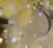 Goat Meat and Chinese Cabbage Soup
