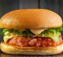 Half Chicken Half Fish Burger