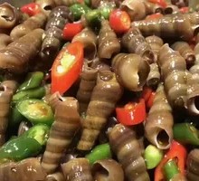 Spicy Razor Clams