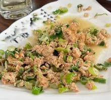 Scallion Stir-fried with Shrimp Paste