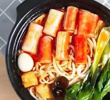 Crab Stick Noodle Soup