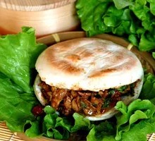Green Pepper and Pork Wrap