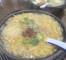 Sour Cabbage and Lamb Noodles