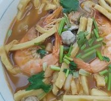 Shrimp Seafood Stew Pancake