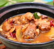 Stewed Chicken with Brown Sauce