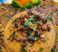 Sea Cucumber Rice Toss