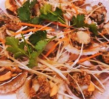Spicy Garlic Scallops