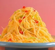 Shrimp Stir-Fried Potato Strips