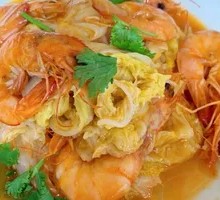 Shrimp and Chinese Cabbage Stir-fry