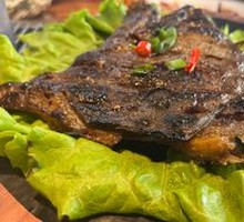 Grilled Butterfly Fish Head