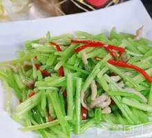 Shredded Pork with Celery