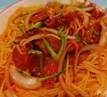 Sausage Fried Noodles