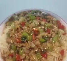 Double Pepper Chicken Noodles