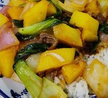 Beef and Potato Rice Bowl
