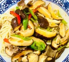 Beef and Mushroom Noodles