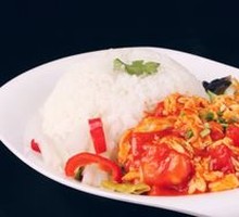 Tomato and Egg Fried Rice