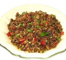 Grandmother's Pickle Stir-Fry with Pork over Rice