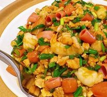 Sea Cucumber Rice Toss