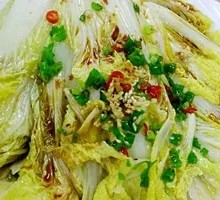 Oil-Poured Baby Cabbage