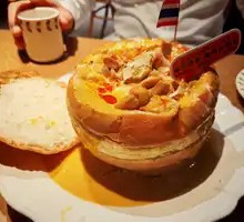 Golden Curry Chicken with Breaded Crust