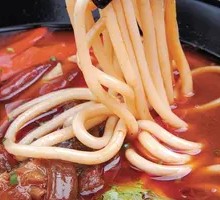 Beef tendon noodles