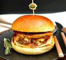 Black Truffle Foie Gras Beef Burger