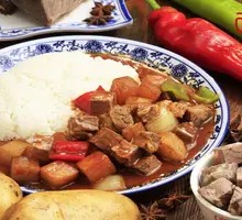 Beef and Potato Rice