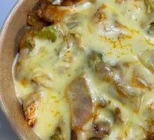 Cheese Pork Belly Rice Bowl