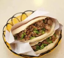 白吉馍肉夹馍