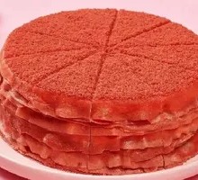 Red Velvet Cranberry Layer Cake